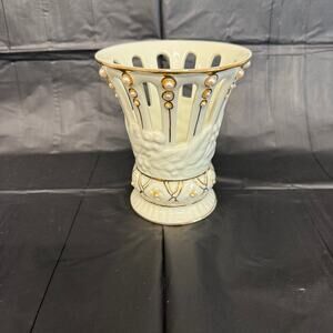 Formalities by Baum Bros Ivory & Pearl Votive Holder